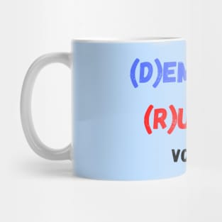 (D)emocrat (R)ussian Mug